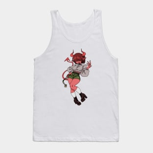 Green Demon Girl Tank Top